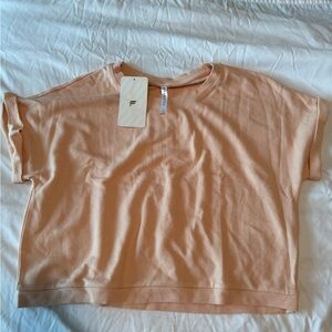 Fabletics Peach Short Sleeve Top